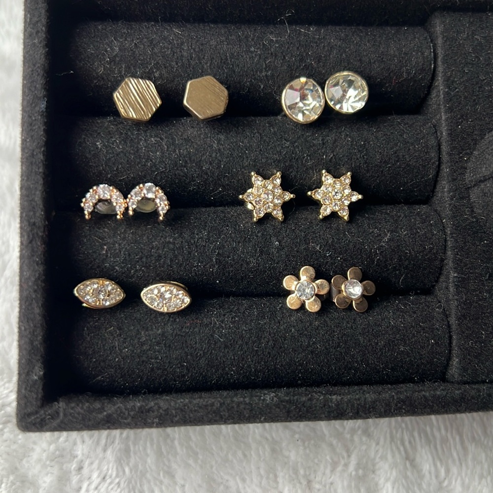 Set of 6 Earrings